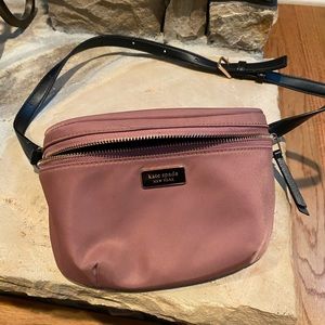 Rose Gold Nylon Kate Spade Fannie Pack